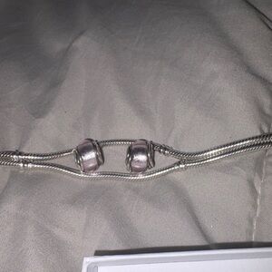 Encircled Pink Murano Glass Charm